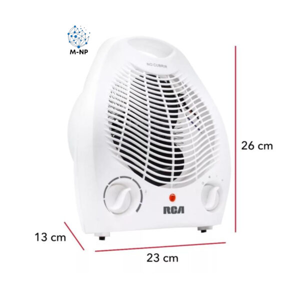 Rca calefactor con ventilador Rc-a01 color blanco "Envío GRATIS en el 90% de México."