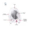 Rca calefactor con ventilador Rc-a01 color blanco "Envío GRATIS en el 90% de México."