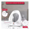 Rca calefactor con ventilador Rc-a01 color blanco "Envío GRATIS en el 90% de México."