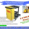 Coche de limpieza compacto Rubbermaid Color Yellow ¡Envío GRATIS y entregas en menos de 6 días!