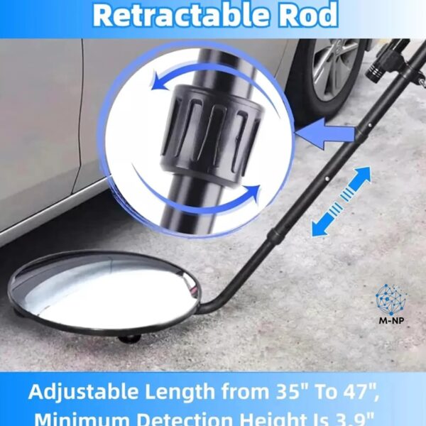 Espejo De Inspección Vehicular Con Lampara Recargable 30cm ¡Envío GRATIS y entregas en menos de 6 días!