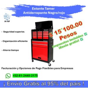 Estante Tamer  Antiderrapante Negro/rojo ¡Envío GRATIS y entregas en menos de 6 días!