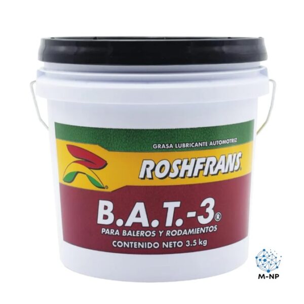 Cubeta de Grasa Lubricante BAT3 3.5 Kg Roshfrans ¡Envío GRATIS y entregas en menos de 6 días!