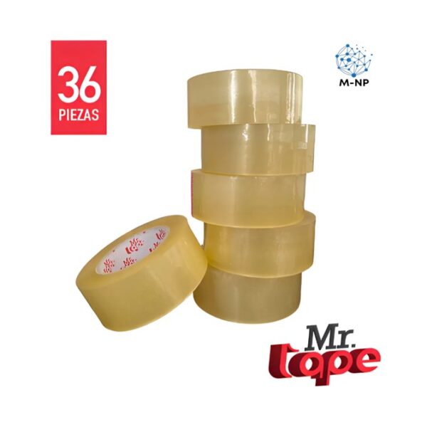Slide3 Cinta Adhesiva Empaque Transparente Mr Tape 48mmx150m Caja Con 36 Rollos Color Transparente ¡Envío GRATIS y entregas en menos de 6 días!