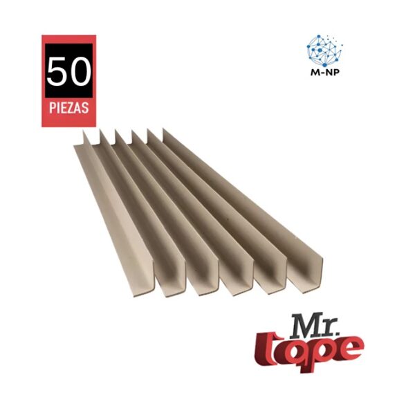 Mr Tape ESQ120 Esquineros De Cartón Kraft 2x2 Largo 120 Cm 50 Piezas ¡Envío GRATIS y entregas en menos de 6 días!