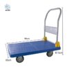 Slide3 Carrito Plegable De Carga Tipo Plataforma Soporta 400 Kg ¡Envío GRATIS y entregas en menos de 6 días!
