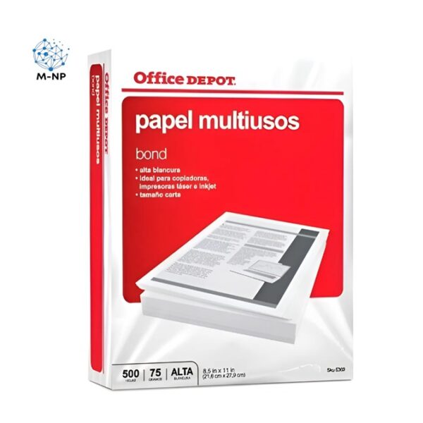 Caja De Papel Office Depot 5000 Hojas Color Blanco ¡Envío GRATIS y entregas en menos de 6 días!