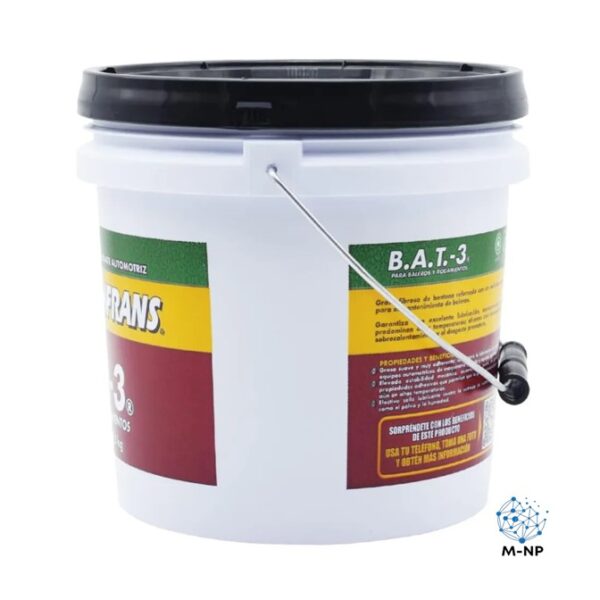 Cubeta de Grasa Lubricante BAT3 3.5 Kg Roshfrans ¡Envío GRATIS y entregas en menos de 6 días!
