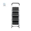 Escalera Tubular Plegable Taburete Acero 4 Escalones Surtek Blanco  ¡Envío GRATIS y entregas en menos de 6 días!