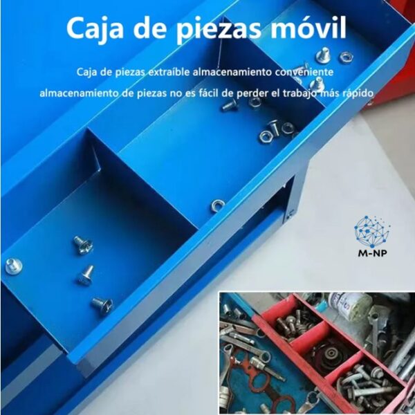 Slide5 Carro 3palets Herramienta Con Placa Trasera,cajas De Piezas ¡Envío GRATIS y entregas en menos de 6 días!