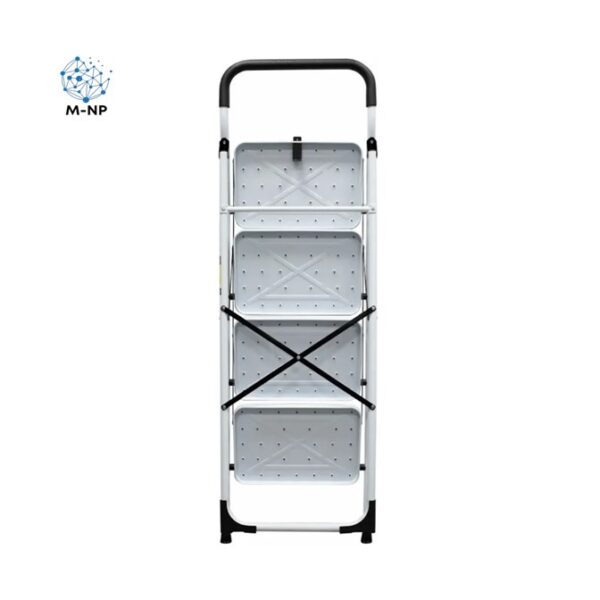 Escalera Tubular Plegable Taburete Acero 4 Escalones Surtek Blanco  ¡Envío GRATIS y entregas en menos de 6 días!