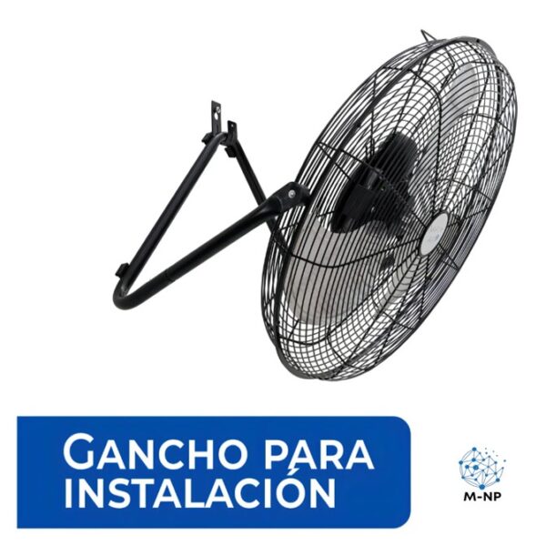 Ventilador Industrial De Piso Y Pared Narvik De 20 Pulgadas, Potente, Aspas Metálicas, 3 Velocidades
