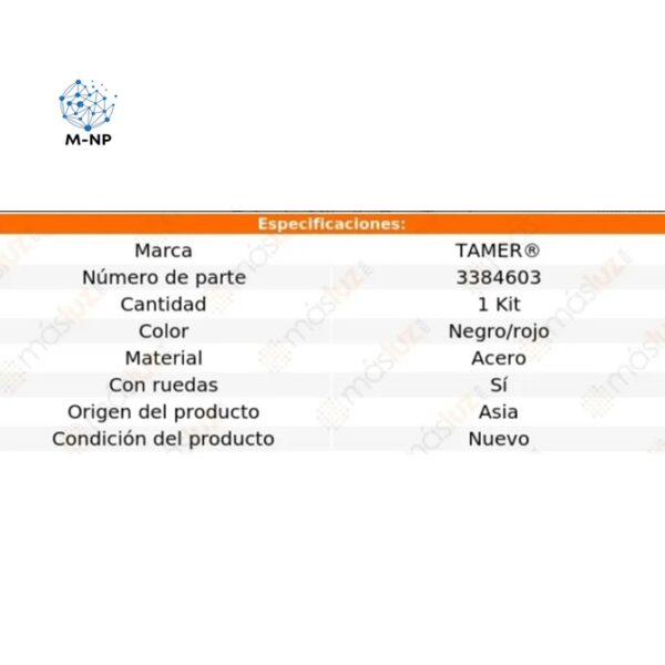 Estante Tamer  Antiderrapante Negro/rojo ¡Envío GRATIS y entregas en menos de 6 días!