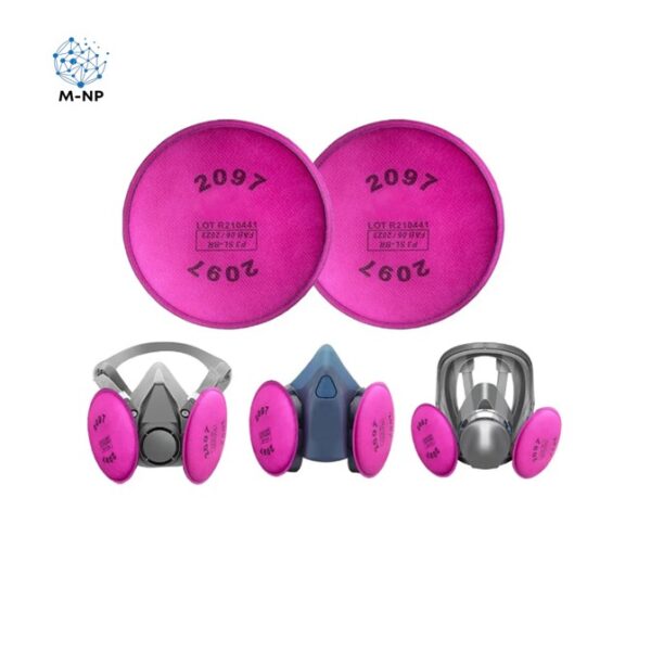 1 Par Filtros Para 2097 Para Mascarilla 6200 6800 6900 5000