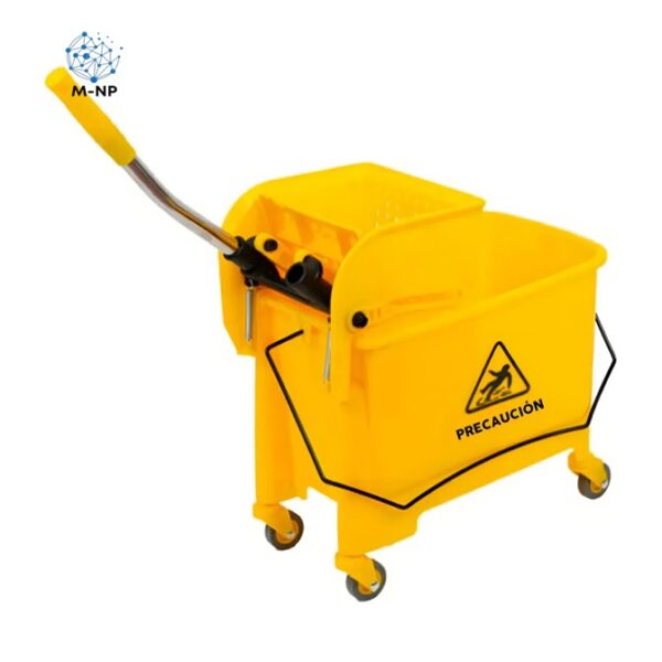 Slide2 Cubeta Exprimidor Centrífuga Komfort BOB 101 Amarillo 20L con Ruedas