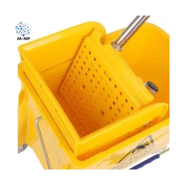 Slide3 Cubeta Exprimidor Centrífuga Komfort BOB 101 Amarillo 20L con Ruedas