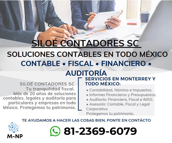 SILOÉ CONTADORES SC | Soluciones Contables en Todo México